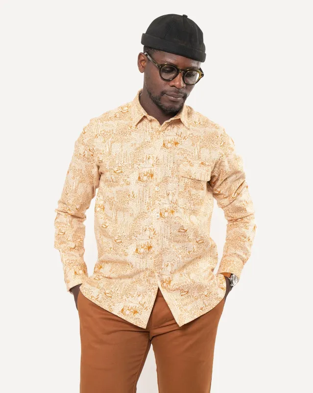 Long Sleeve Neuwirth Shirt | Forest Friends Flannel sold by 18 Waits