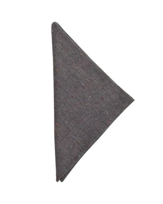 Cowboy Bandana | Dark Grey Herringbone sold by 18 Waits