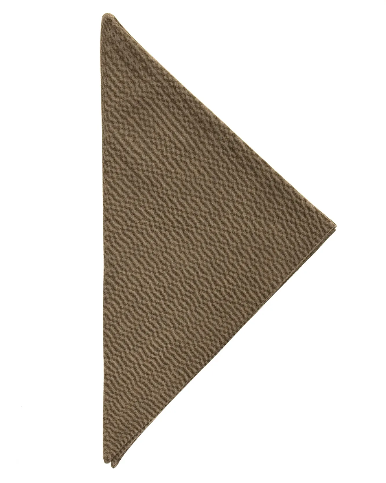 Cowboy Bandana | Olive Herringbone Flannel sold by 18 Waits