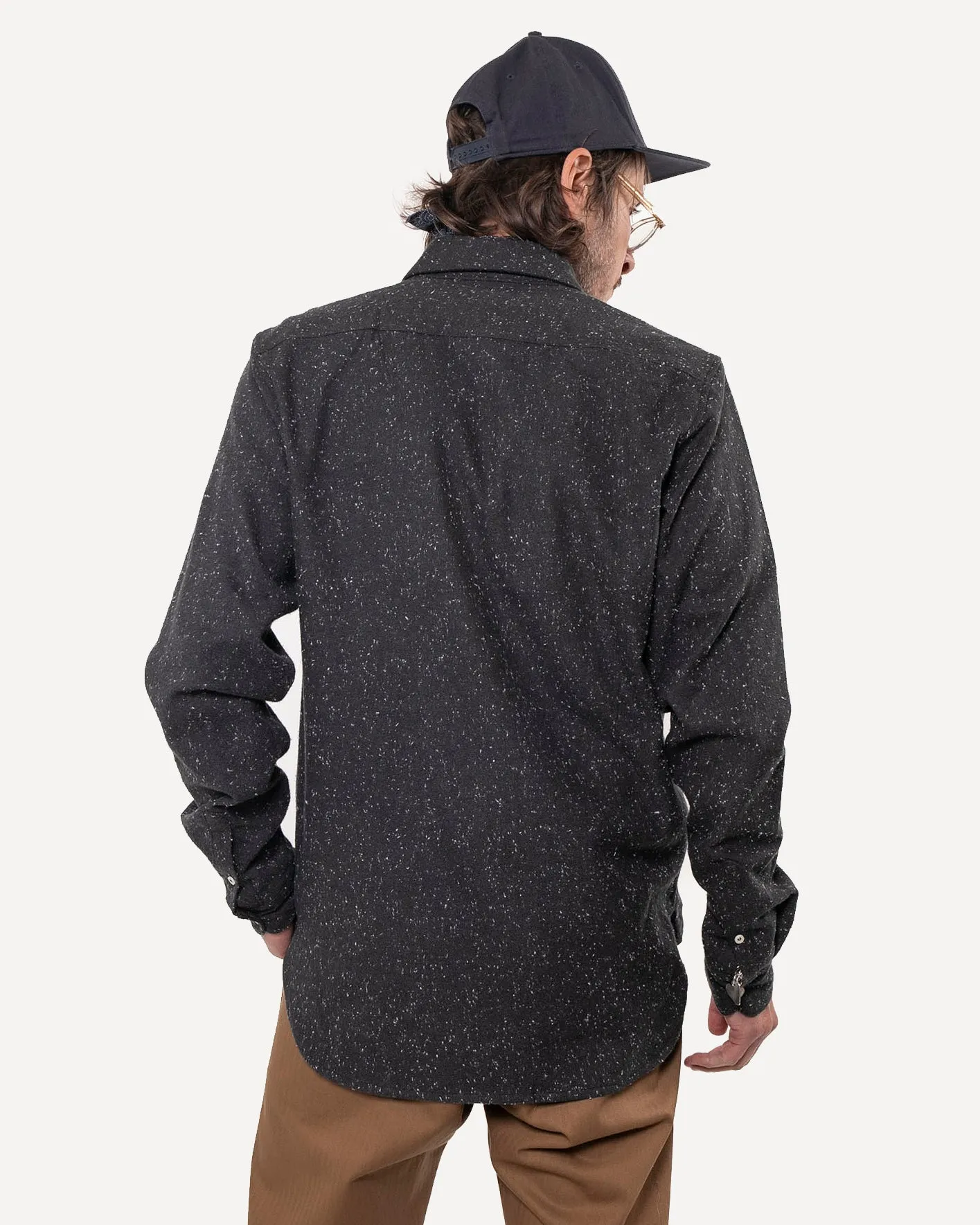 Long Sleeve Neuwirth Shirt | Shetland Fleck Flannel sold by 18 Waits product image thumbnail 5