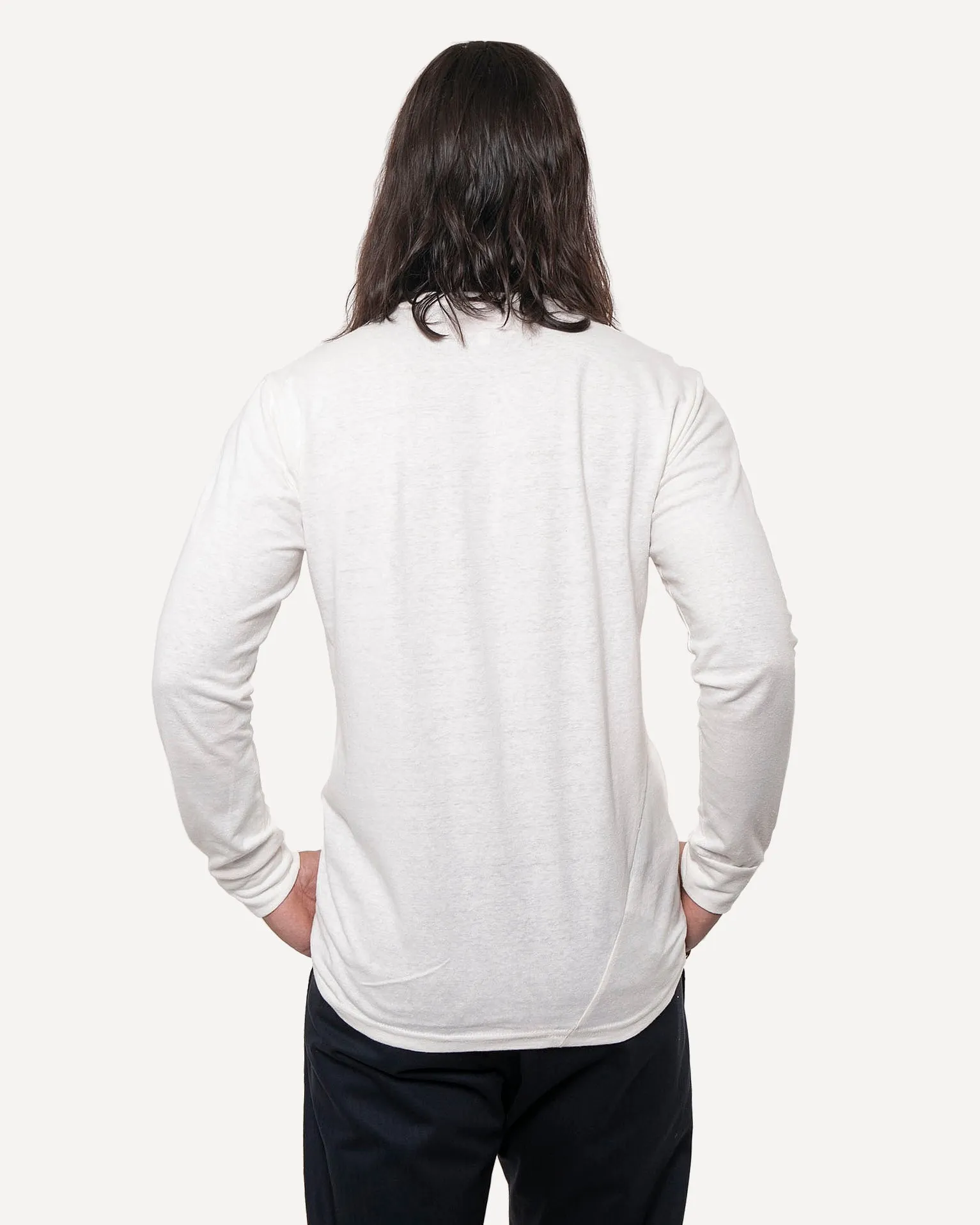 Long Sleeve Pocket Tee | Natural Cotton Hemp sold by 18 Waits product image thumbnail 3