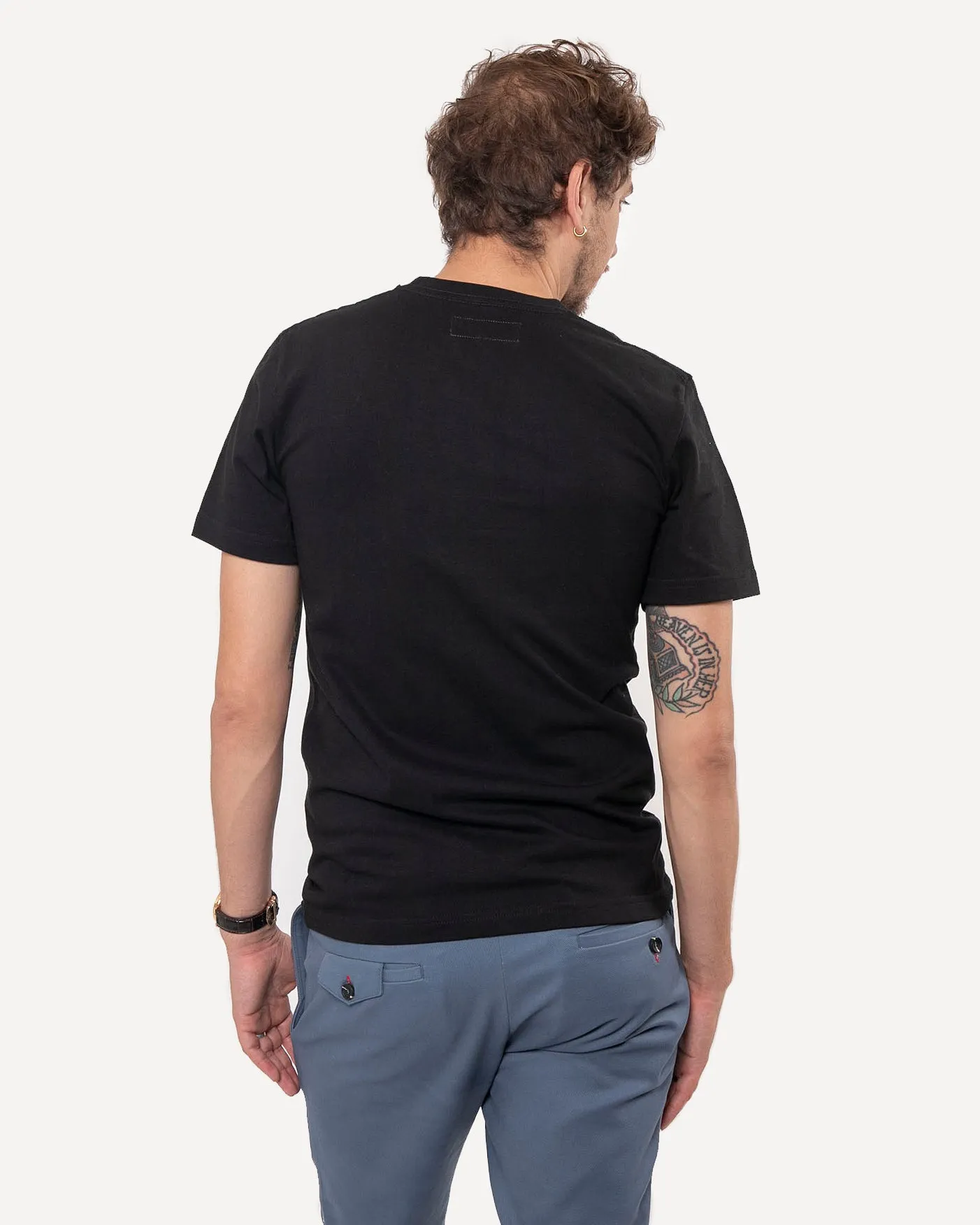 Graphic T-Shirt | White Heart on Black sold by 18 Waits product image thumbnail 3
