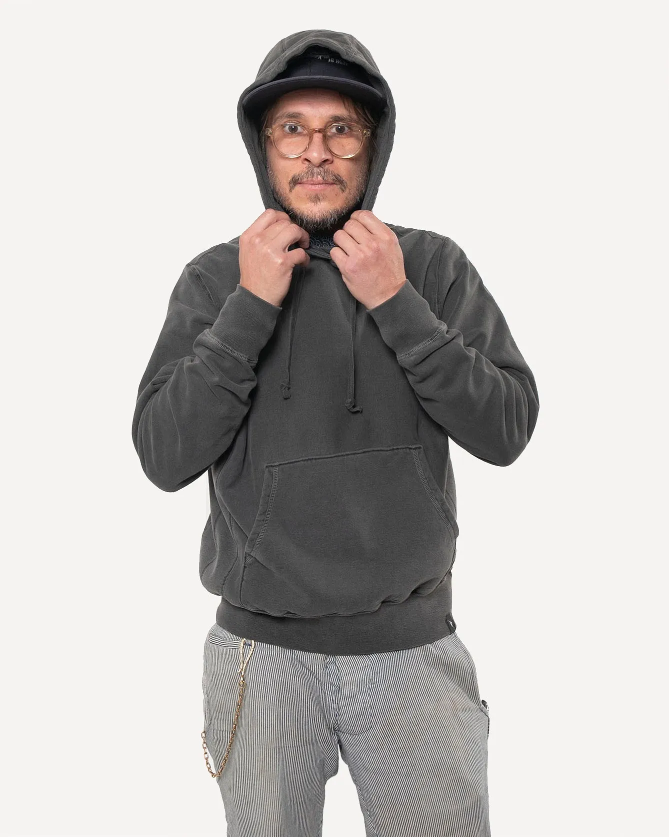 Classic Hoodie | Washed Charcoal sold by 18 Waits product image thumbnail 3