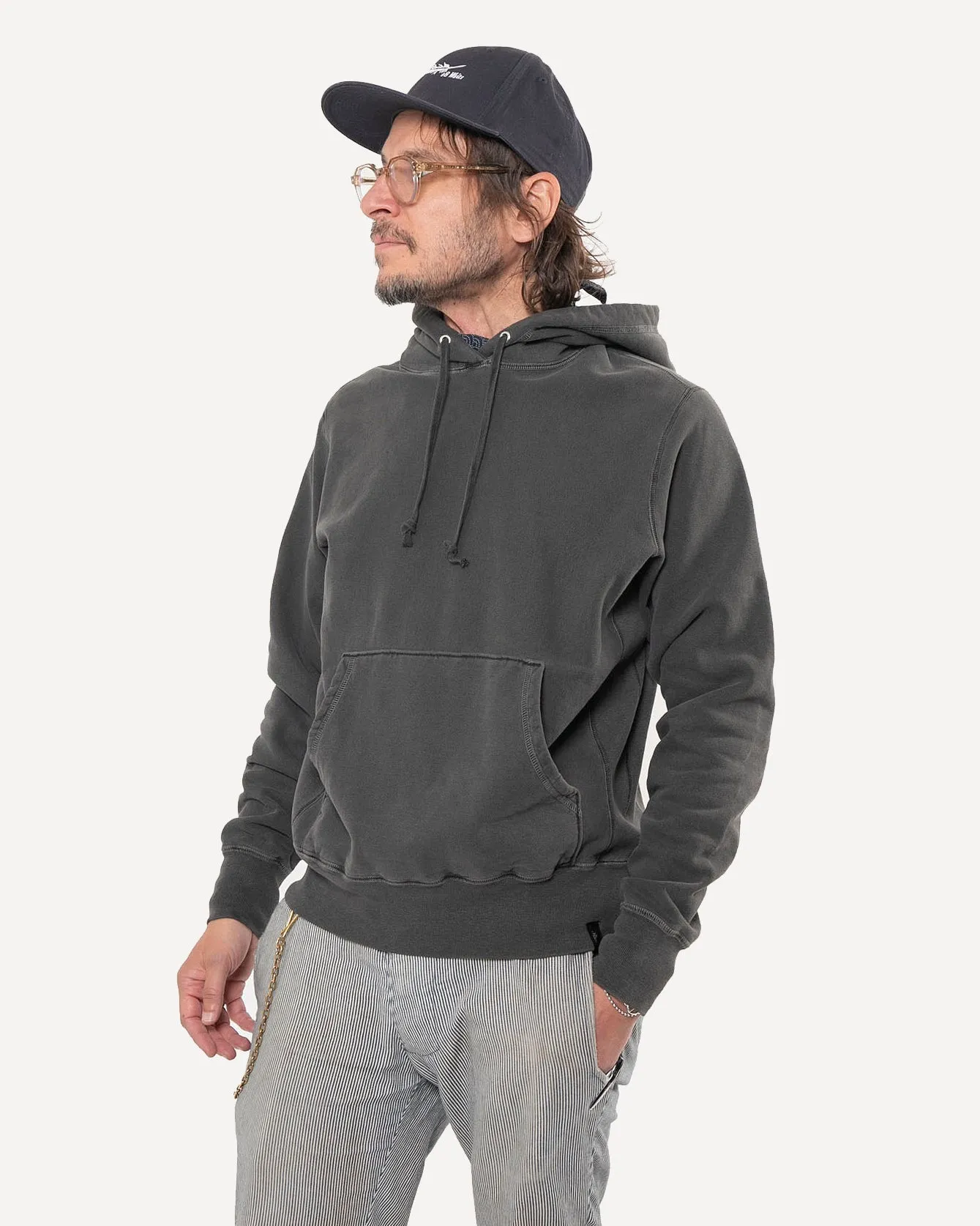 Classic Hoodie | Washed Charcoal sold by 18 Waits product image thumbnail 2