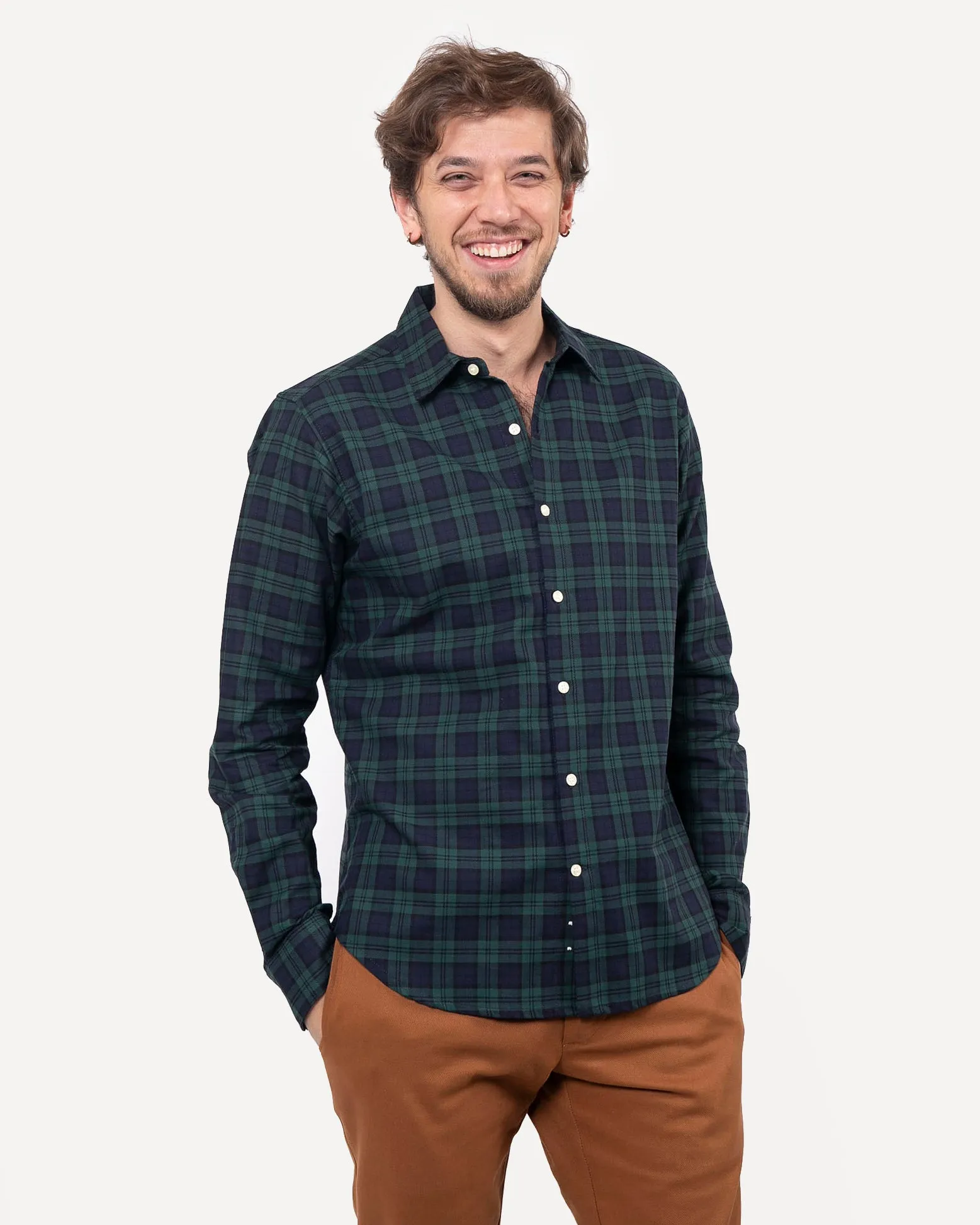 Long Sleeve Dylan | Highland Plaid sold by 18 Waits