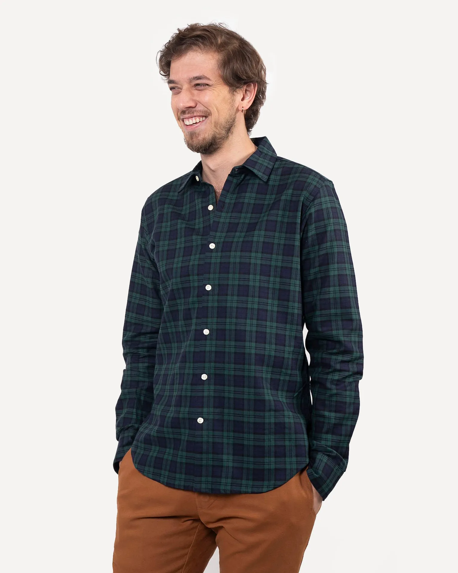 Long Sleeve Dylan | Highland Plaid sold by 18 Waits product image thumbnail 2