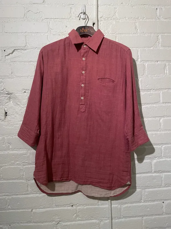 Vintage 3/4 length Pullover | Rouge Chambray sold by 18 Waits