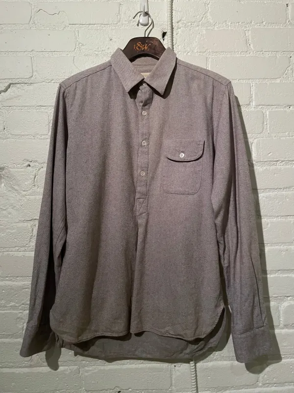 Vintage Long Sleeve Pullover | Light Grey sold by 18 Waits