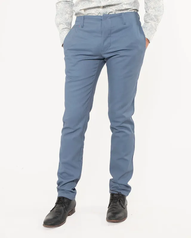 Signature Trouser | Slate Bull Denim made by 18 Waits