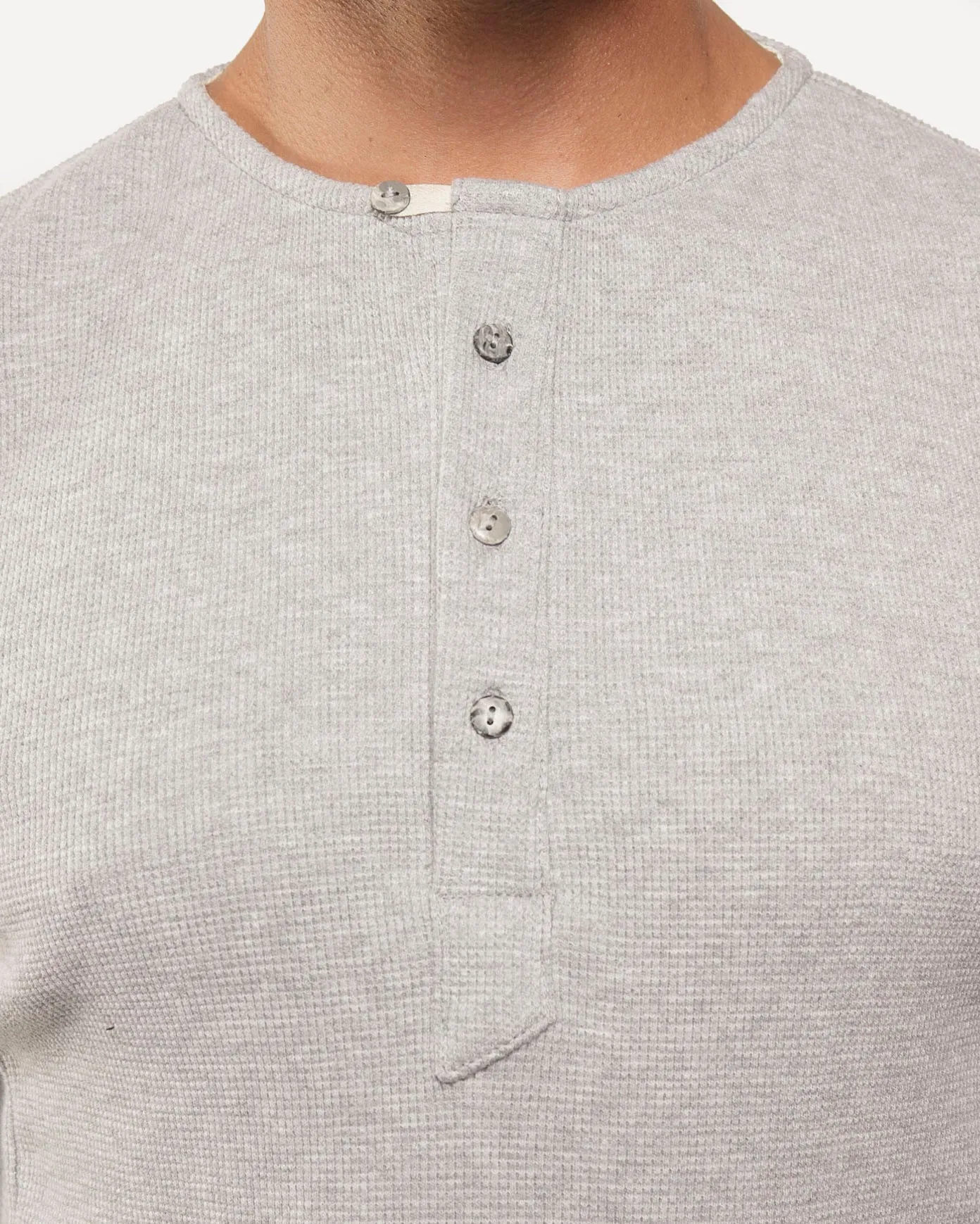 Heritage Henley | Organic | Light Grey Micro Waffle sold by 18 Waits product image thumbnail 4