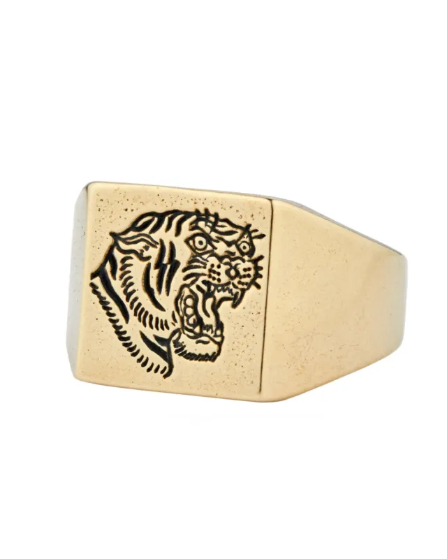 LHN | Tiger Signet Ring sold by 18 Waits