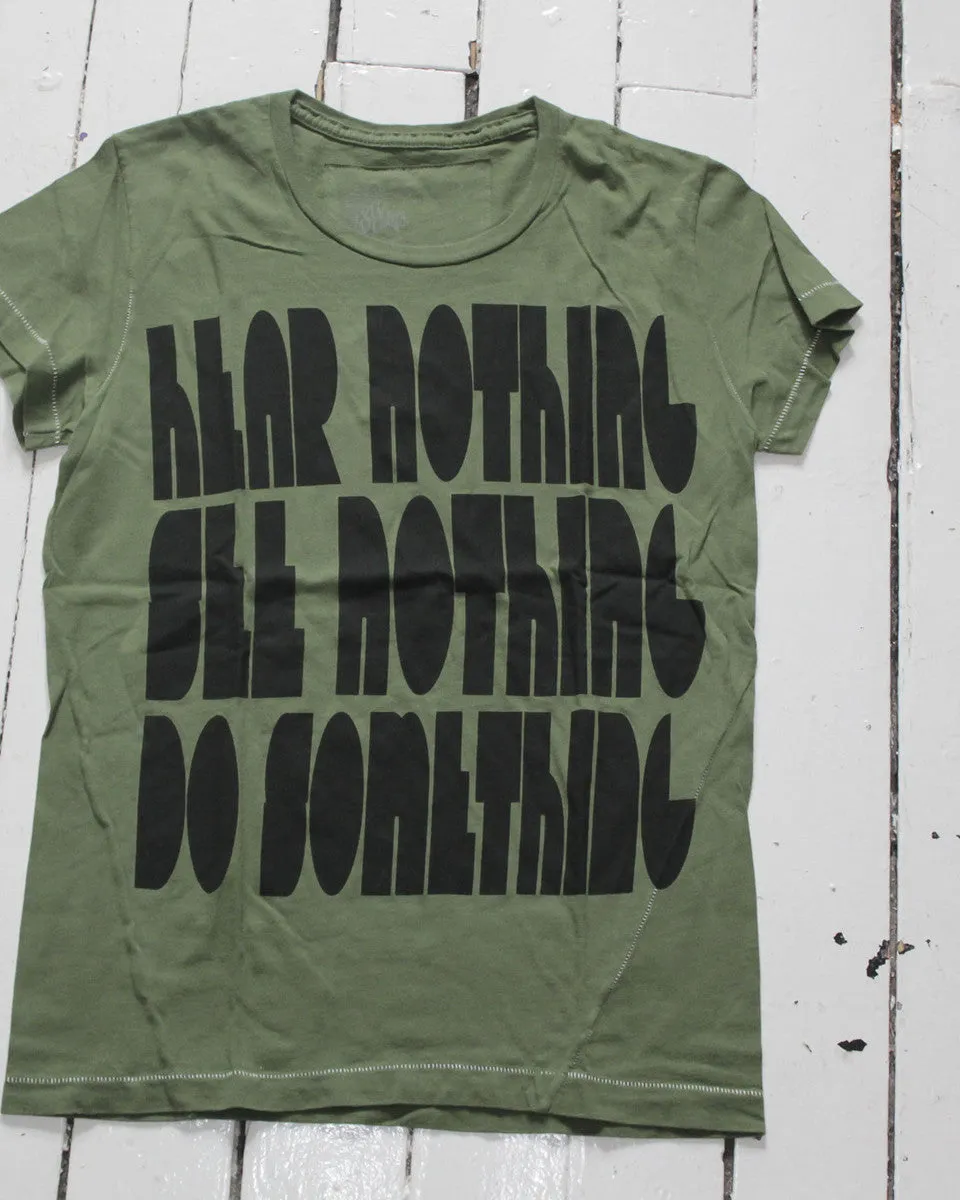 Women's Graphic T-Shirt | Hear Nothing sold by 18 Waits