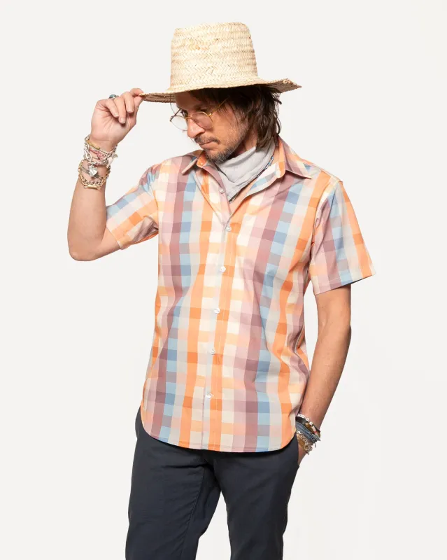 Short Sleeve Dylan | Summer Plaid made by 18 Waits