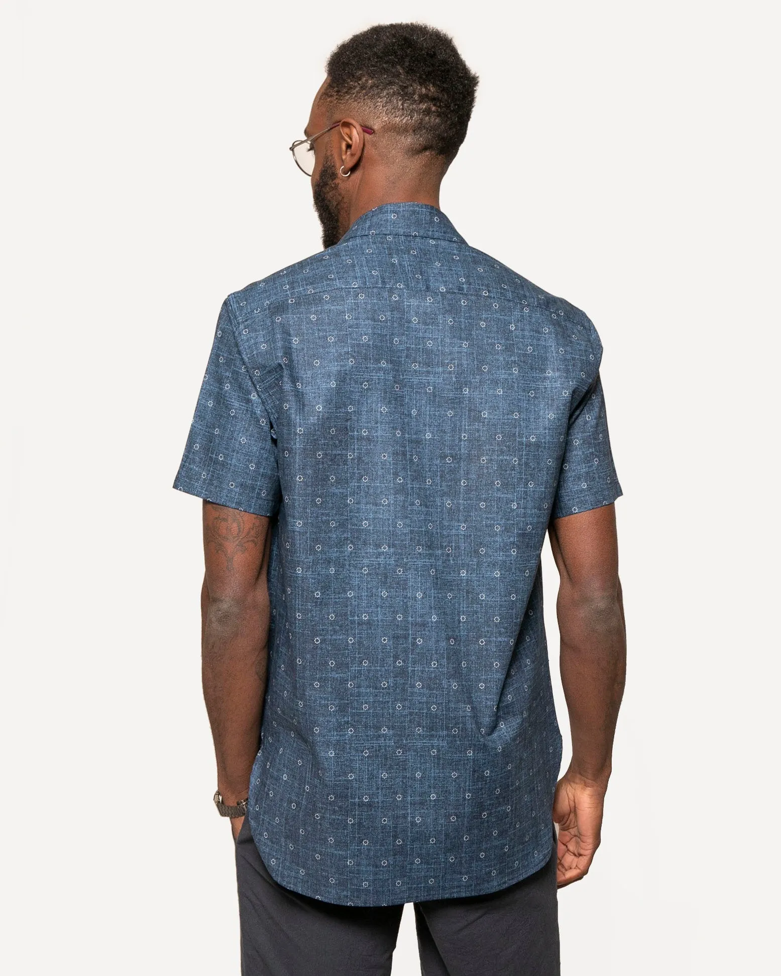 Short Sleeve Neuwirth | Shibori Moons sold by 18 Waits product image thumbnail 2