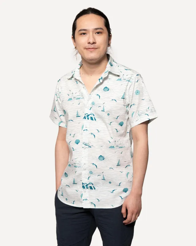 Short Sleeve Dylan | Algarve Shores made by 18 Waits