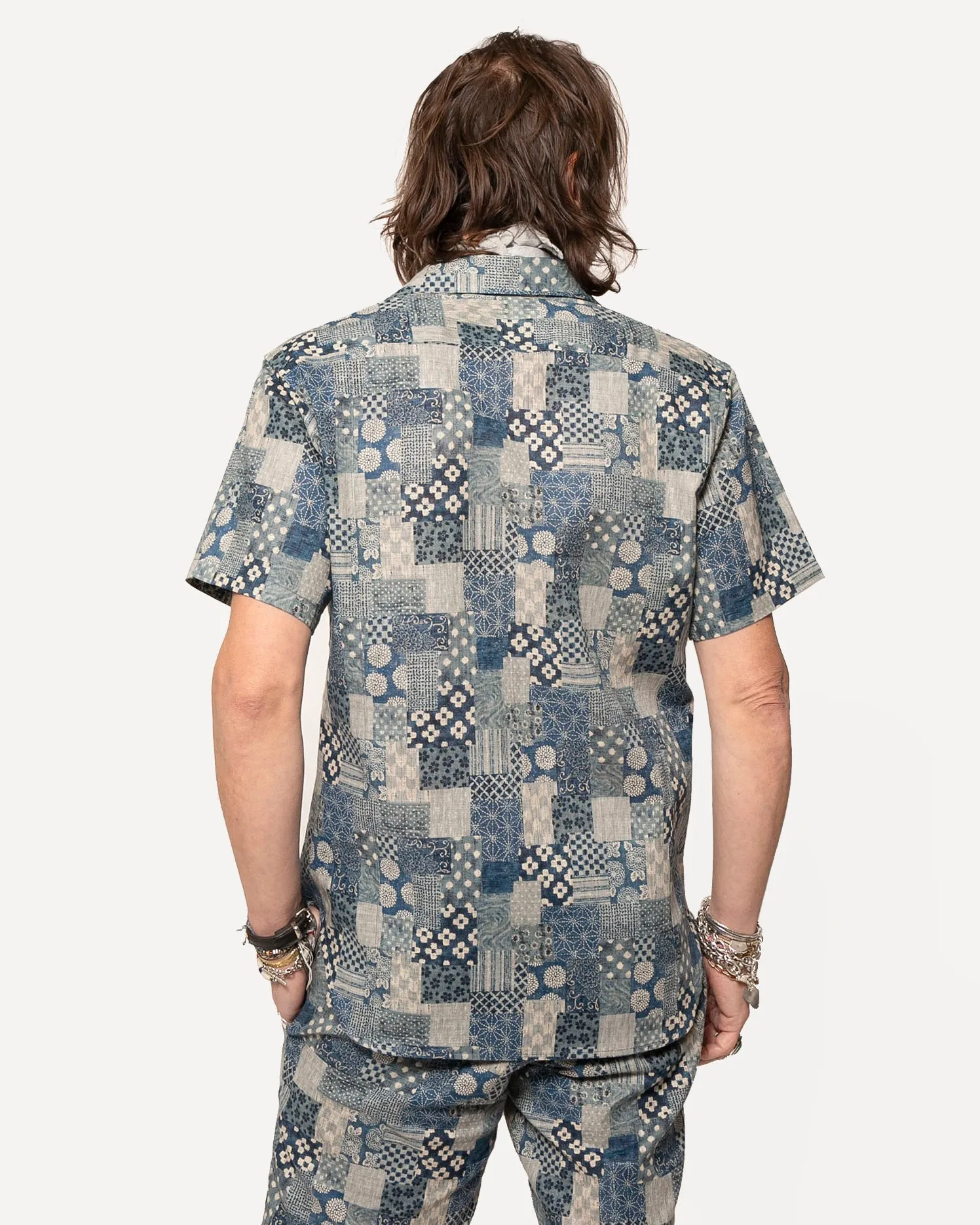 Short Sleeve Dylan | Denim Patches sold by 18 Waits product image thumbnail 2