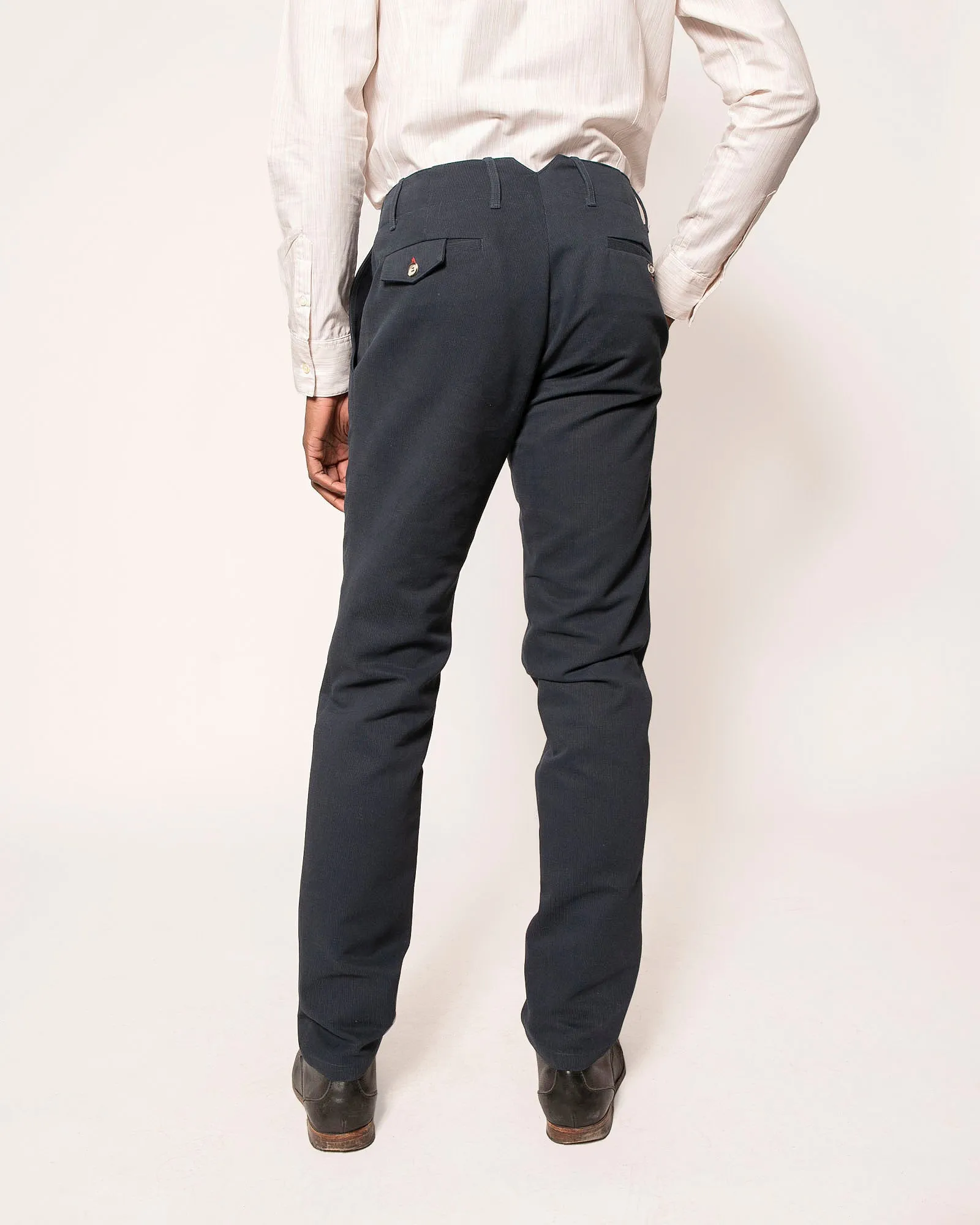 Signature Trouser | Navy Corduroy sold by 18 Waits product image thumbnail 2