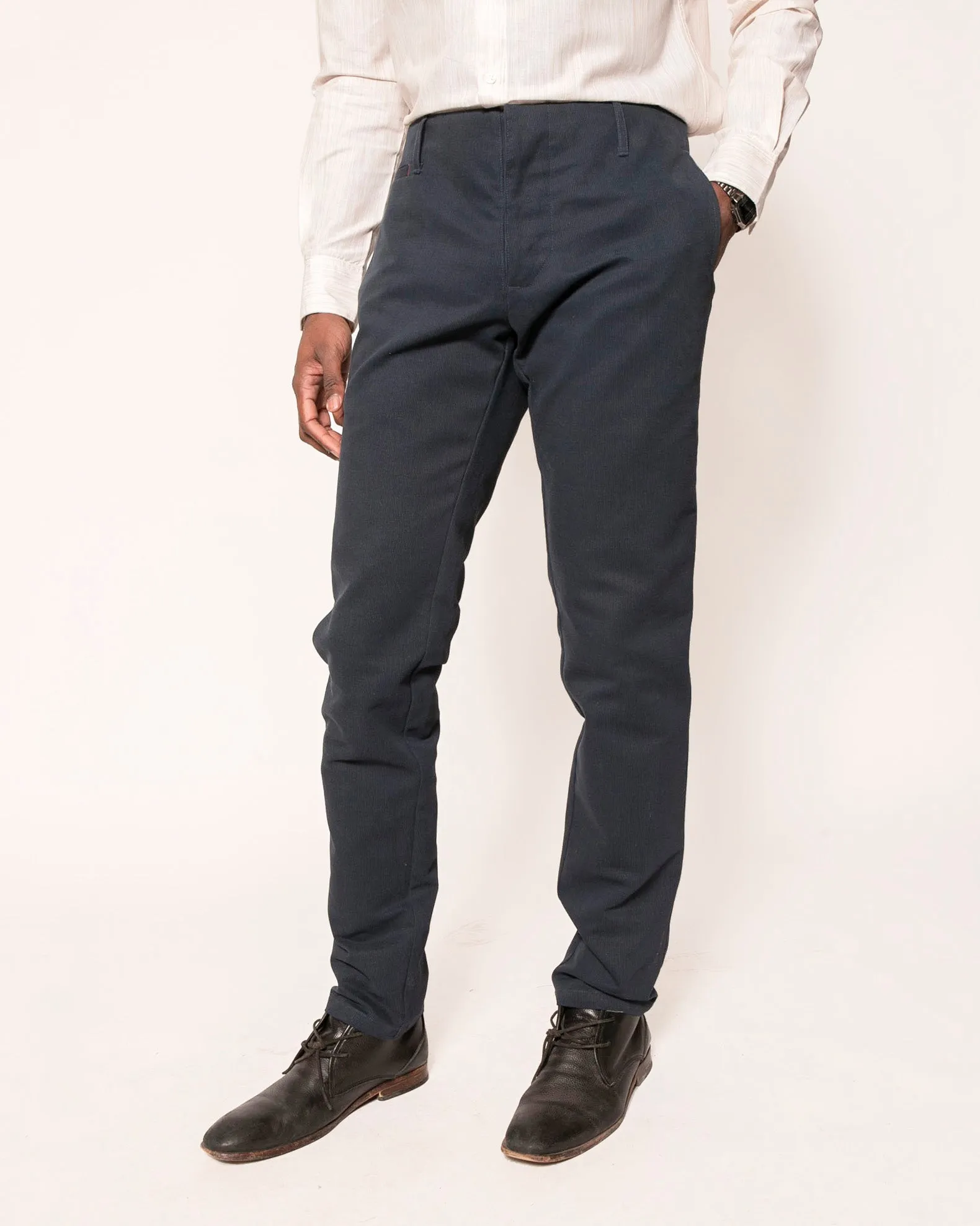 Signature Trouser | Navy Corduroy sold by 18 Waits product image thumbnail 3