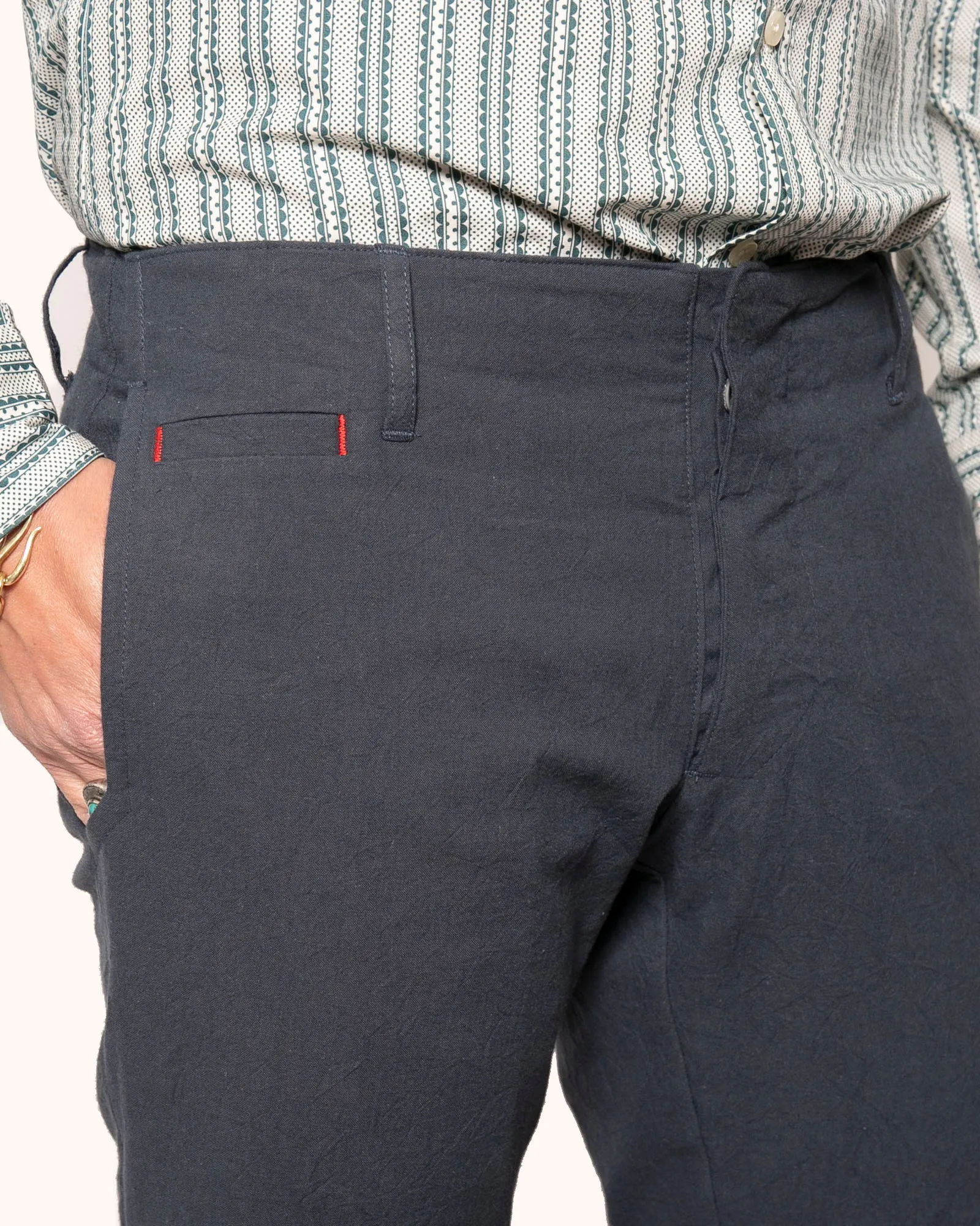 Signature Trouser | Crushed Navy sold by 18 Waits product image thumbnail 4