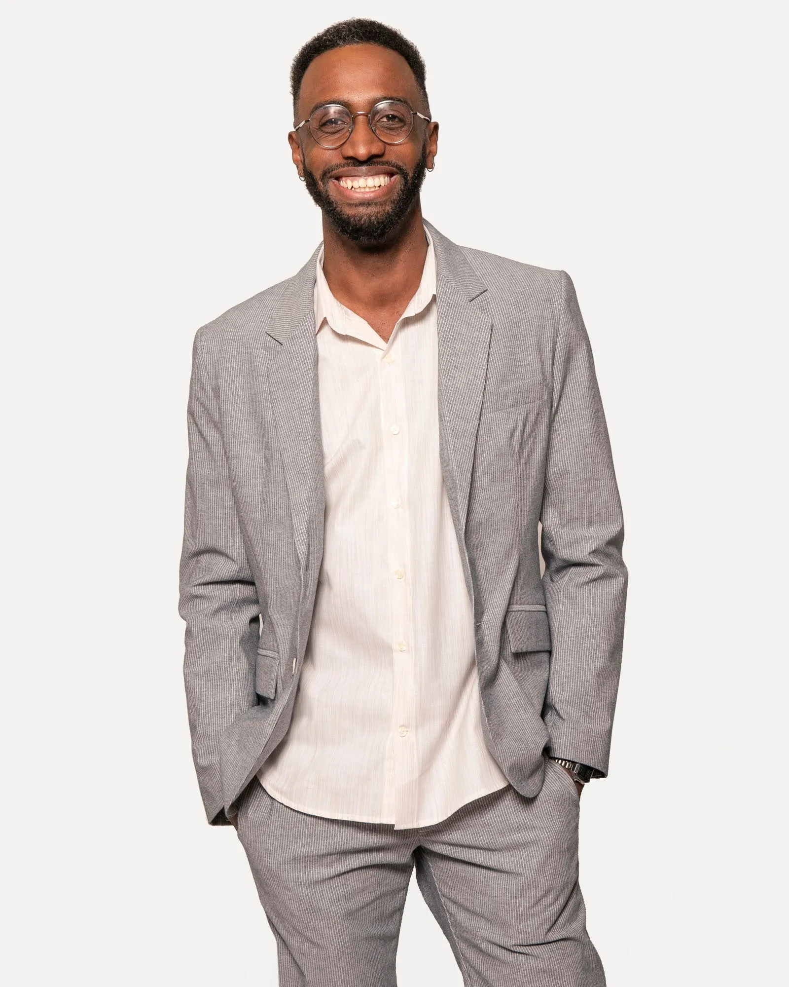 Blazer | Pinstripe Chambray sold by 18 Waits product image thumbnail 2
