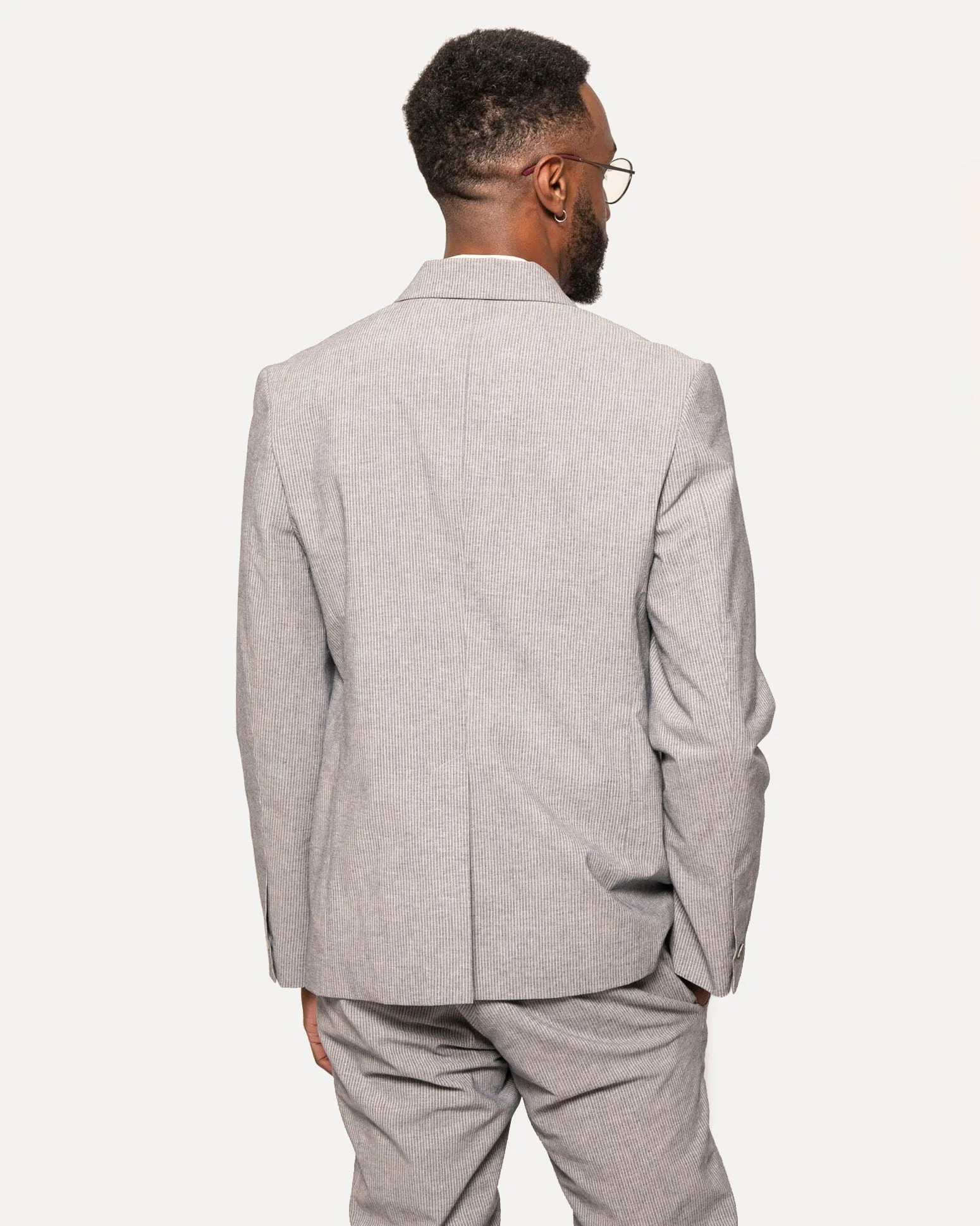 Blazer | Pinstripe Chambray sold by 18 Waits product image thumbnail 3