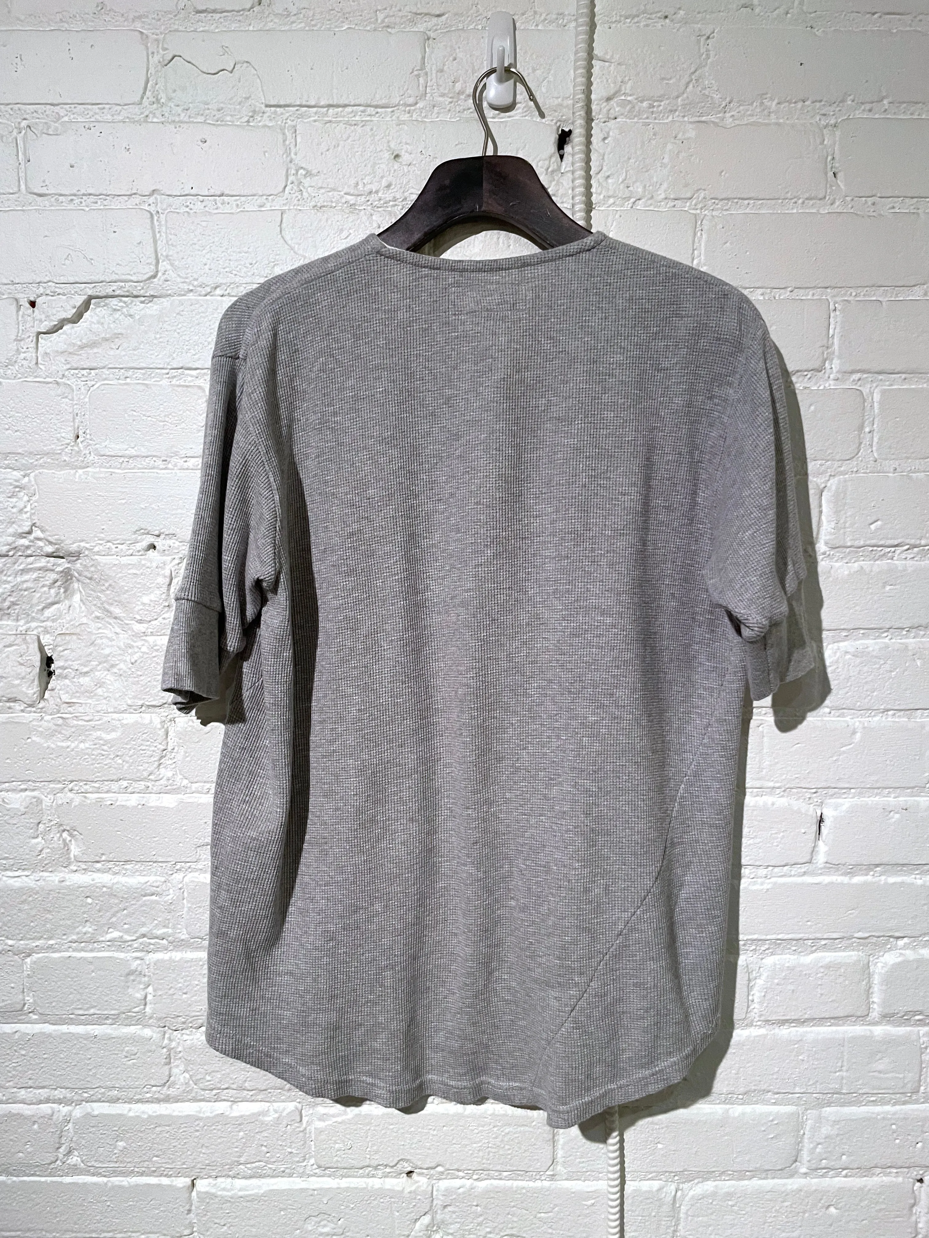 Vintage Hitchhiker Henley | Organic Grey Micro Waffle sold by 18 Waits product image thumbnail 2