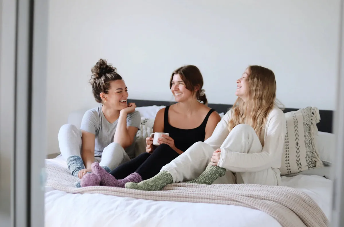 Solmate Ink Cabin Socks sold by Garneau Slippers product image thumbnail 4