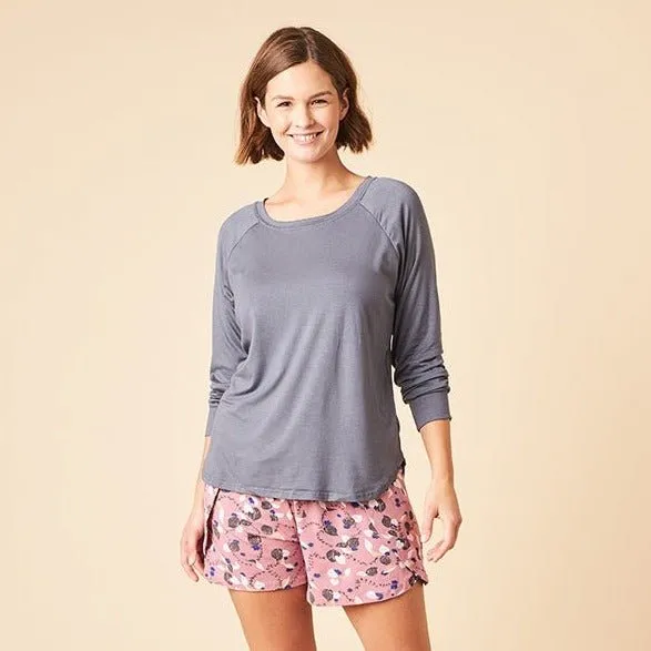 Pajama Relaxed Long Sleeve Top sold by Garneau Slippers product image thumbnail 3