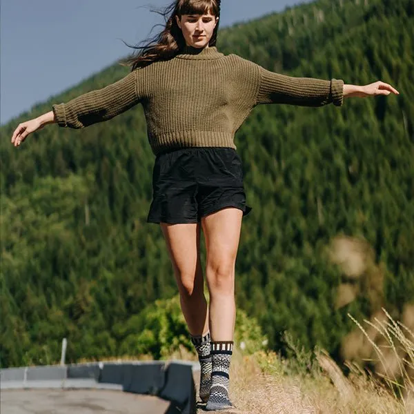 Solmate Wool Birch Crew Socks sold by Garneau Slippers product image thumbnail 3