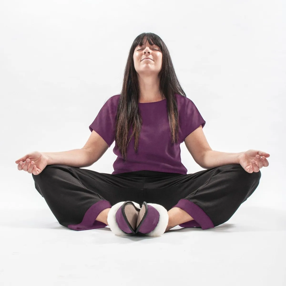 Colorful Milan bamboo loungewear sweater sold by Garneau Slippers product image thumbnail 4