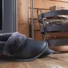 Leather Lazybone Slippers - EVA Outsole sold by Garneau Slippers