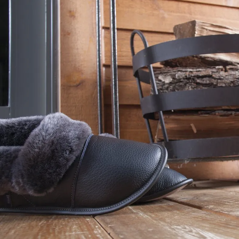 Leather Lazybone Slippers - EVA Outsole sold by Garneau Slippers product image thumbnail 2