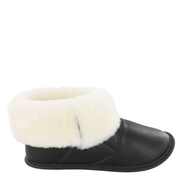 Two-tone Leather Shin Hugger Slippers sold by Garneau Slippers product image thumbnail 2