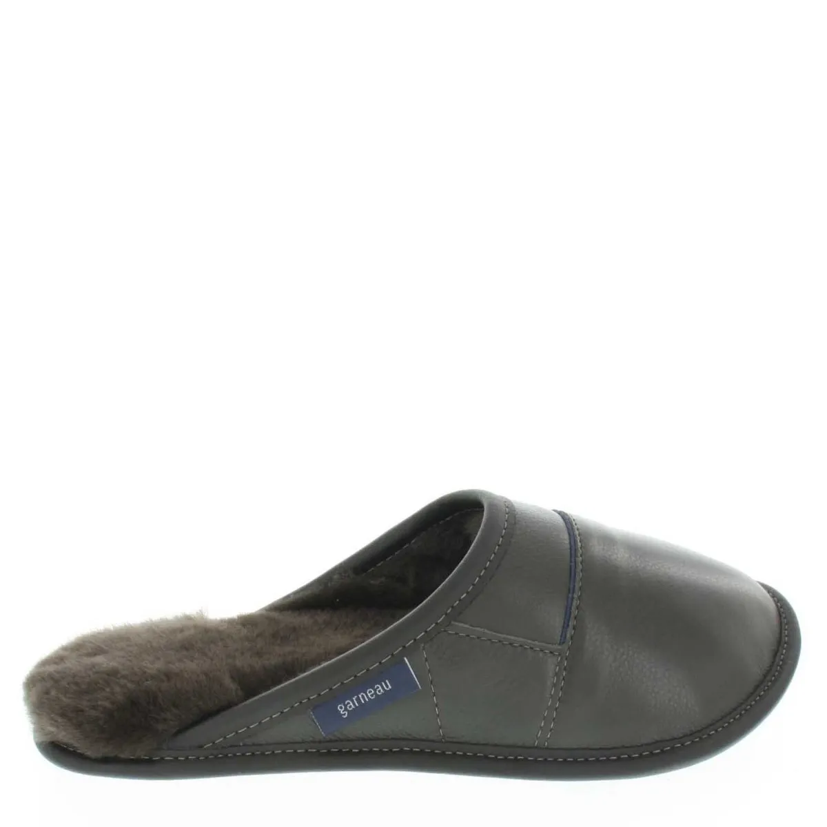 Two-tone All-purpose Leather Mule Slippers sold by Garneau Slippers product image thumbnail 3