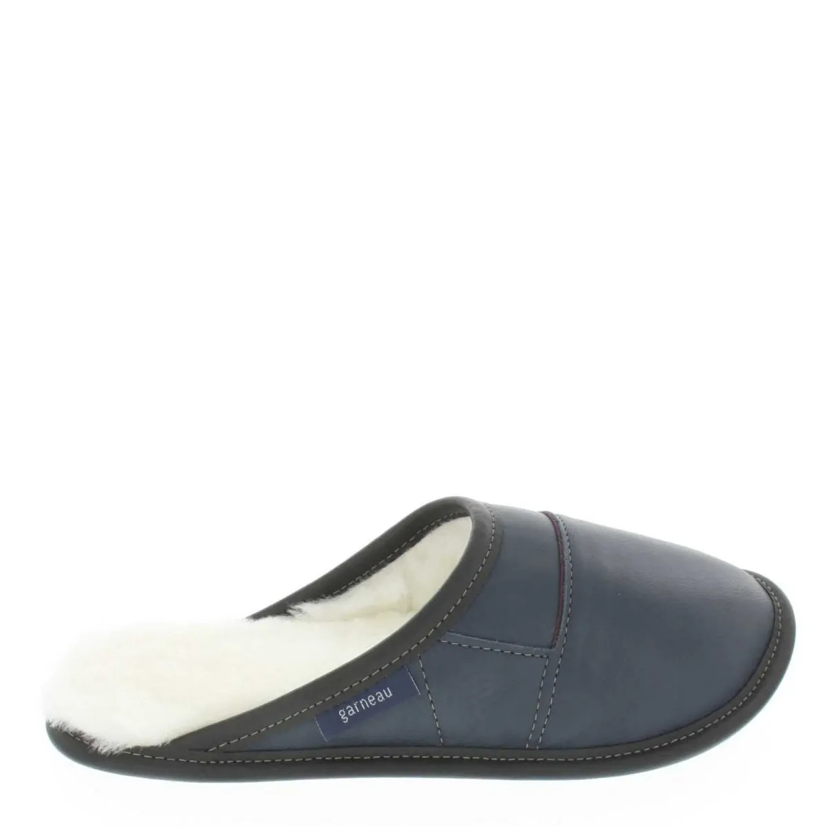 Two-tone All-purpose Leather Mule Slippers sold by Garneau Slippers product image thumbnail 4