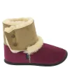 Reversed Sheepskin Bootie Slippers sold by Garneau Slippers