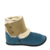 Reversed Sheepskin Bootie Slippers sold by Garneau Slippers