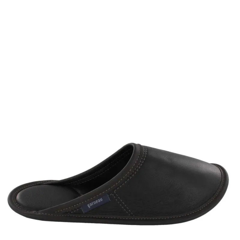All-leather Mule Slippers sold by Garneau Slippers