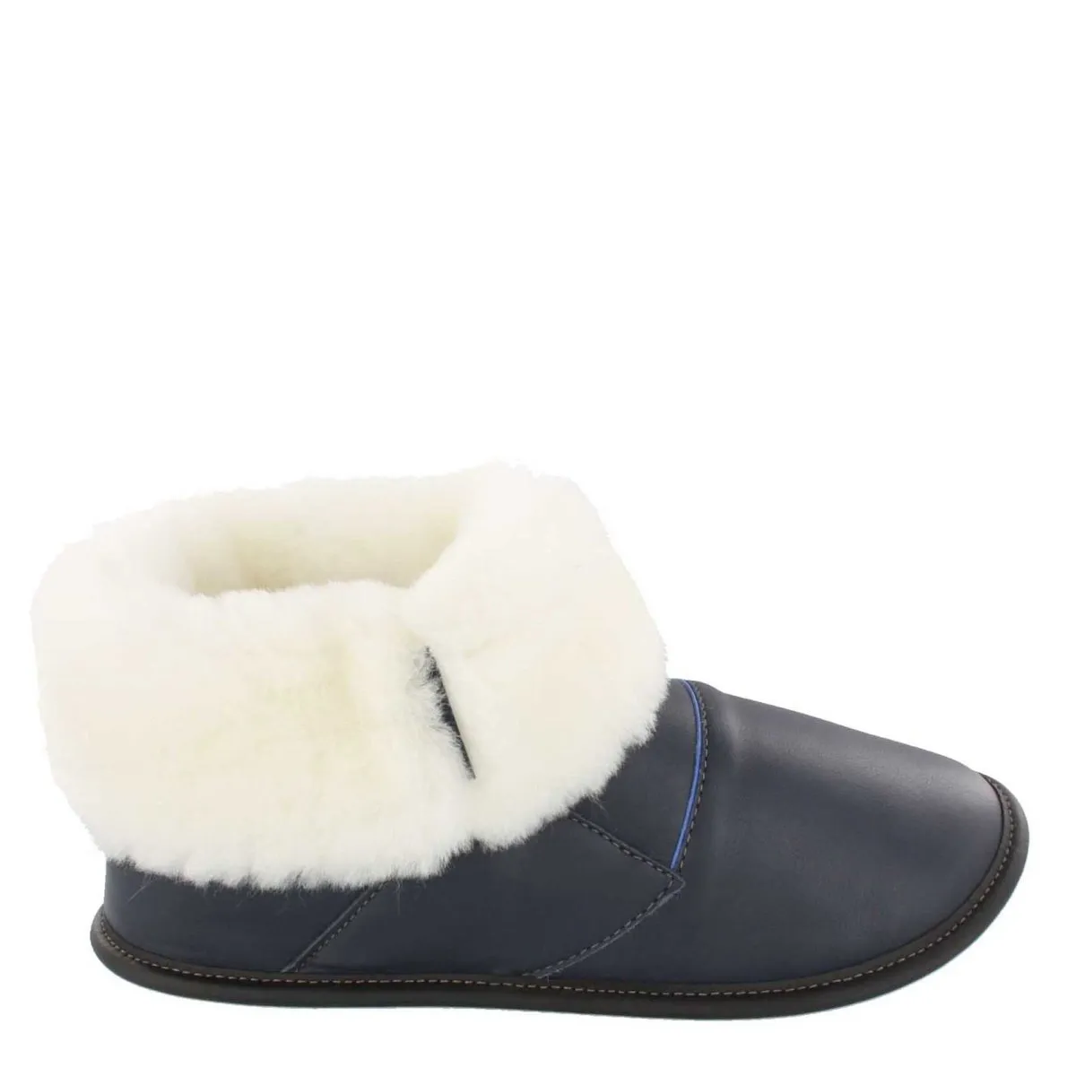 Two-tone Leather Shin Hugger Slippers sold by Garneau Slippers product image thumbnail 4