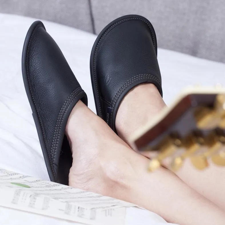 All-leather Mule Slippers sold by Garneau Slippers product image thumbnail 2