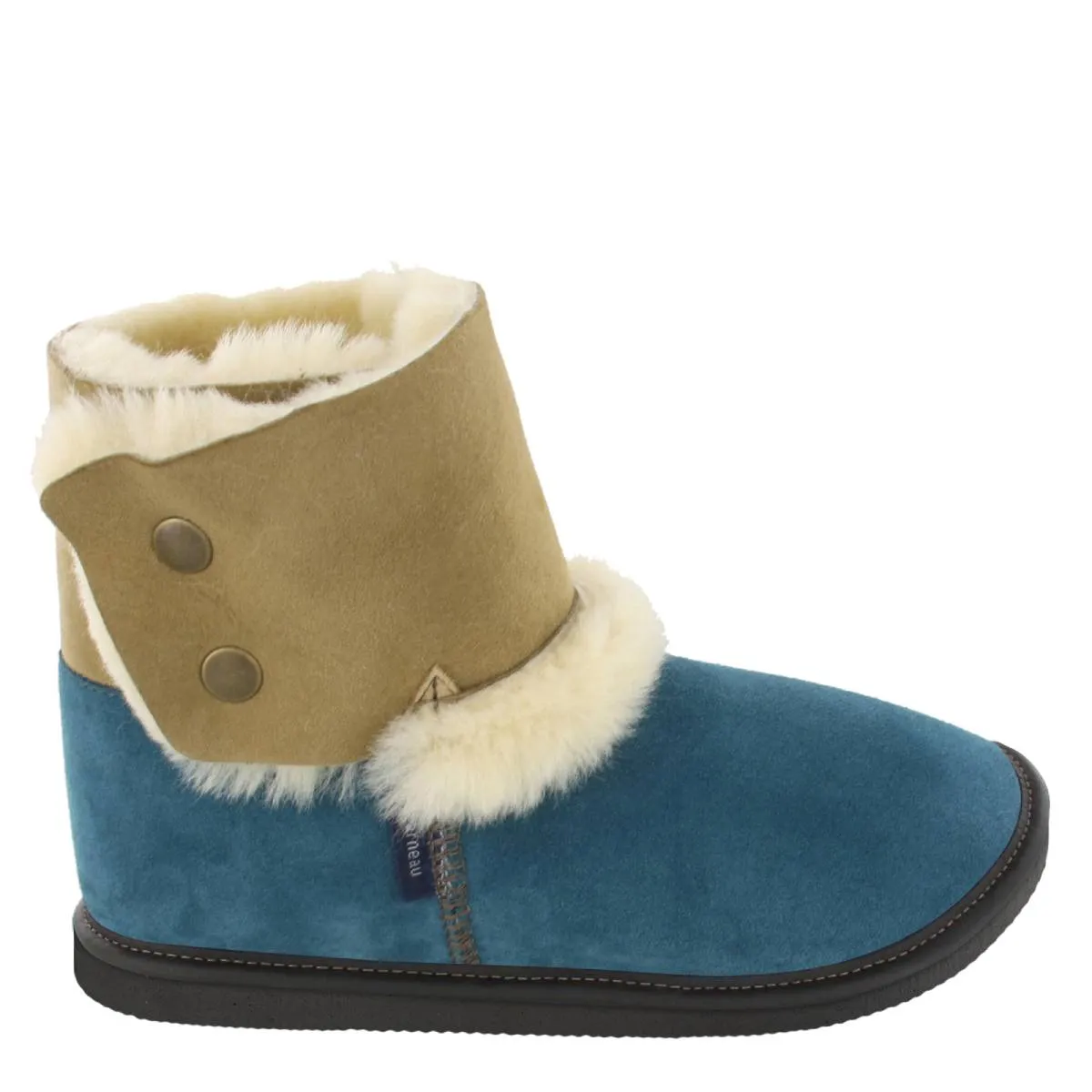 Reversed Sheepskin Bootie Slippers - EVA Outsole sold by Garneau Slippers