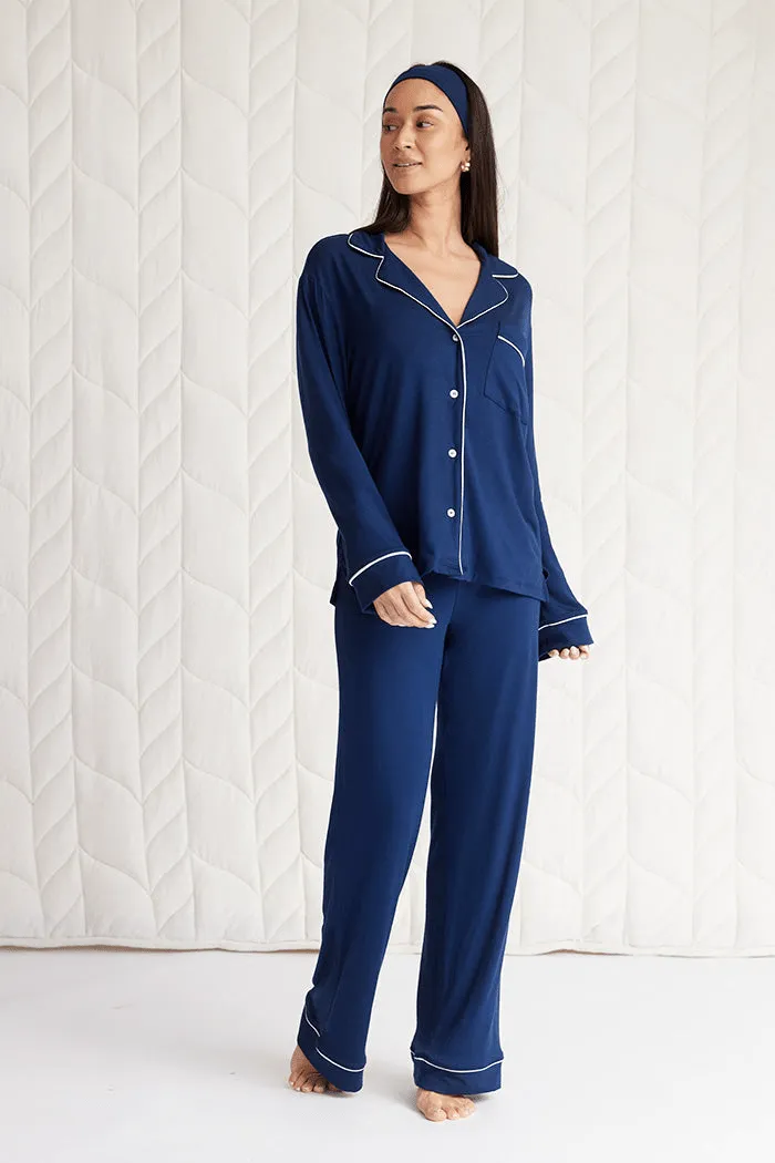 Long Sleeve Button-Down Pajama Set sold by Garneau Slippers product image thumbnail 3