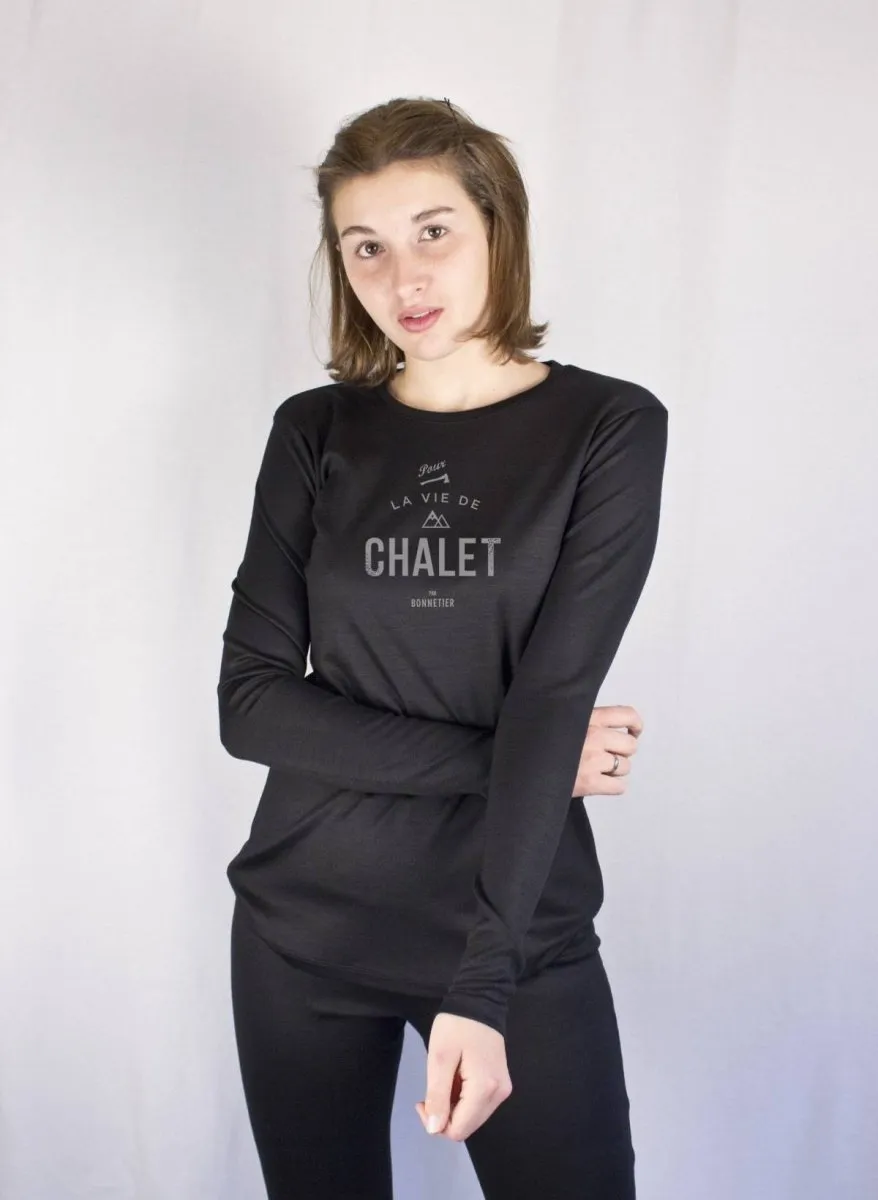 Merino Long Sleeve Shirt CHALET sold by Garneau Slippers