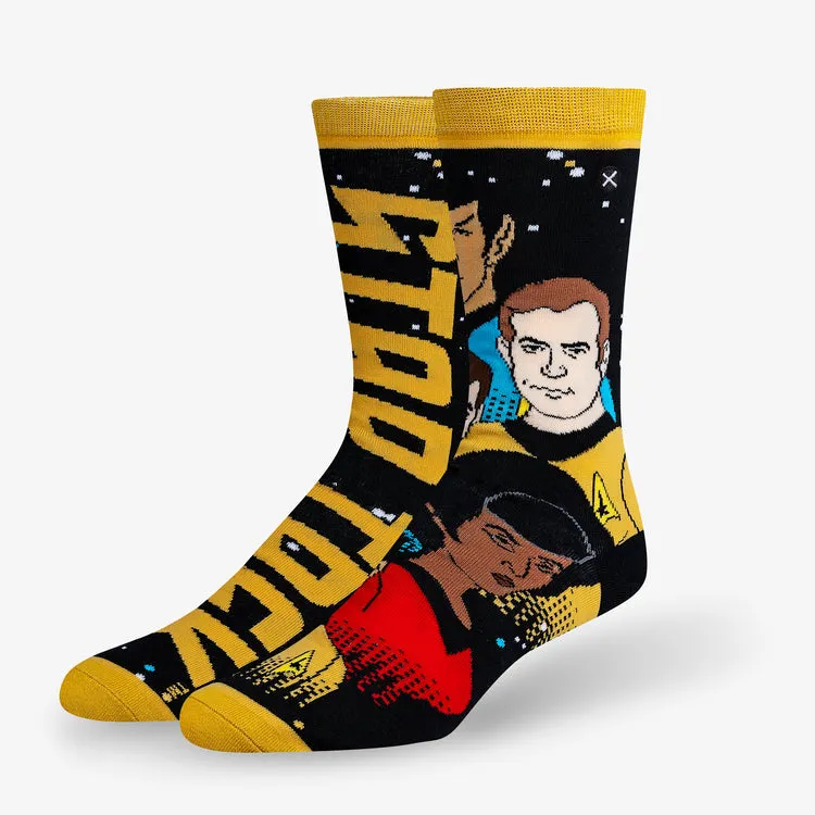 "Star Trek" Cotton Crew Socks by ODD Sox - LARGE sold by Great Sox