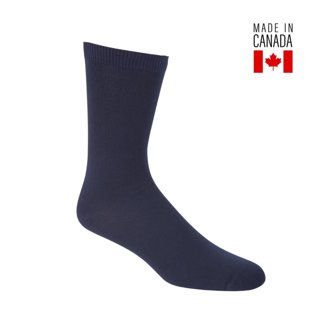 J.B. Field's Plain Bamboo Casual Crew Socks - 3 Pack sold by Great Sox