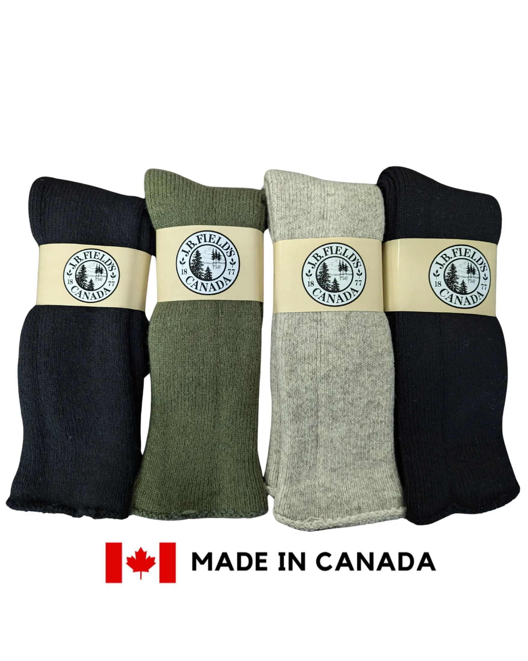 2 PAIR - J.B. Field's Icelandic "50 Below Ice" Wool Thermal Sock (SLIGHTLY IMPERFECT) sold by Great Sox product image thumbnail 4