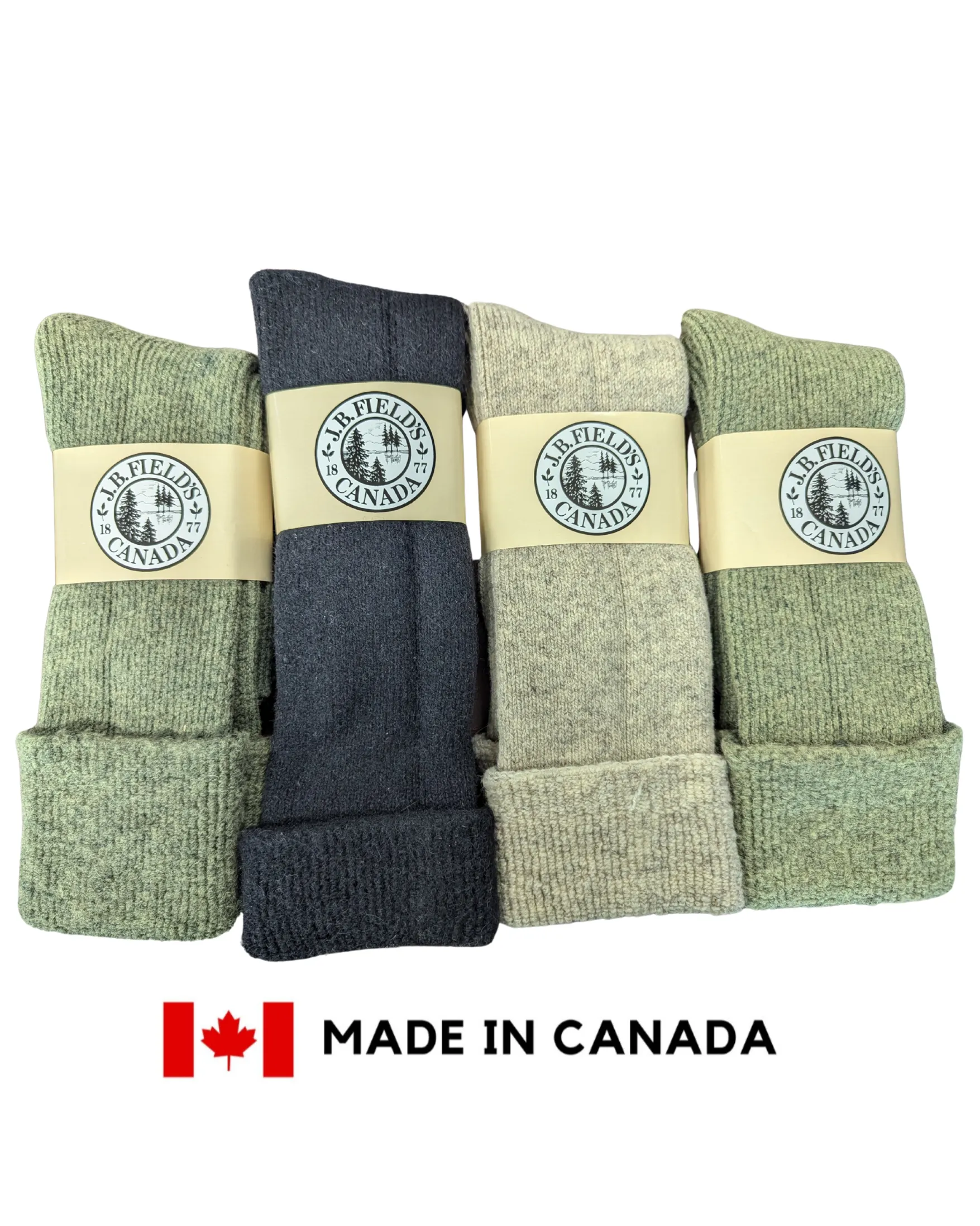 2 PAIR - J.B. Field's Icelandic "50 Below Ice" Wool Thermal Sock (SLIGHTLY IMPERFECT) sold by Great Sox product image thumbnail 5