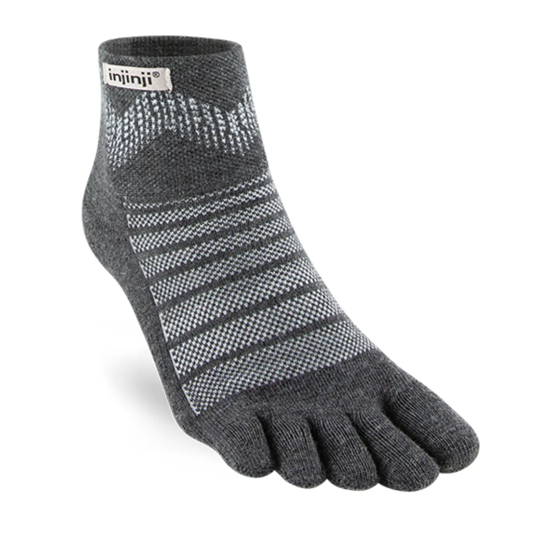 Outdoor Midweight Mini-Crew 71% Merino Wool - by Injinji sold by Great Sox