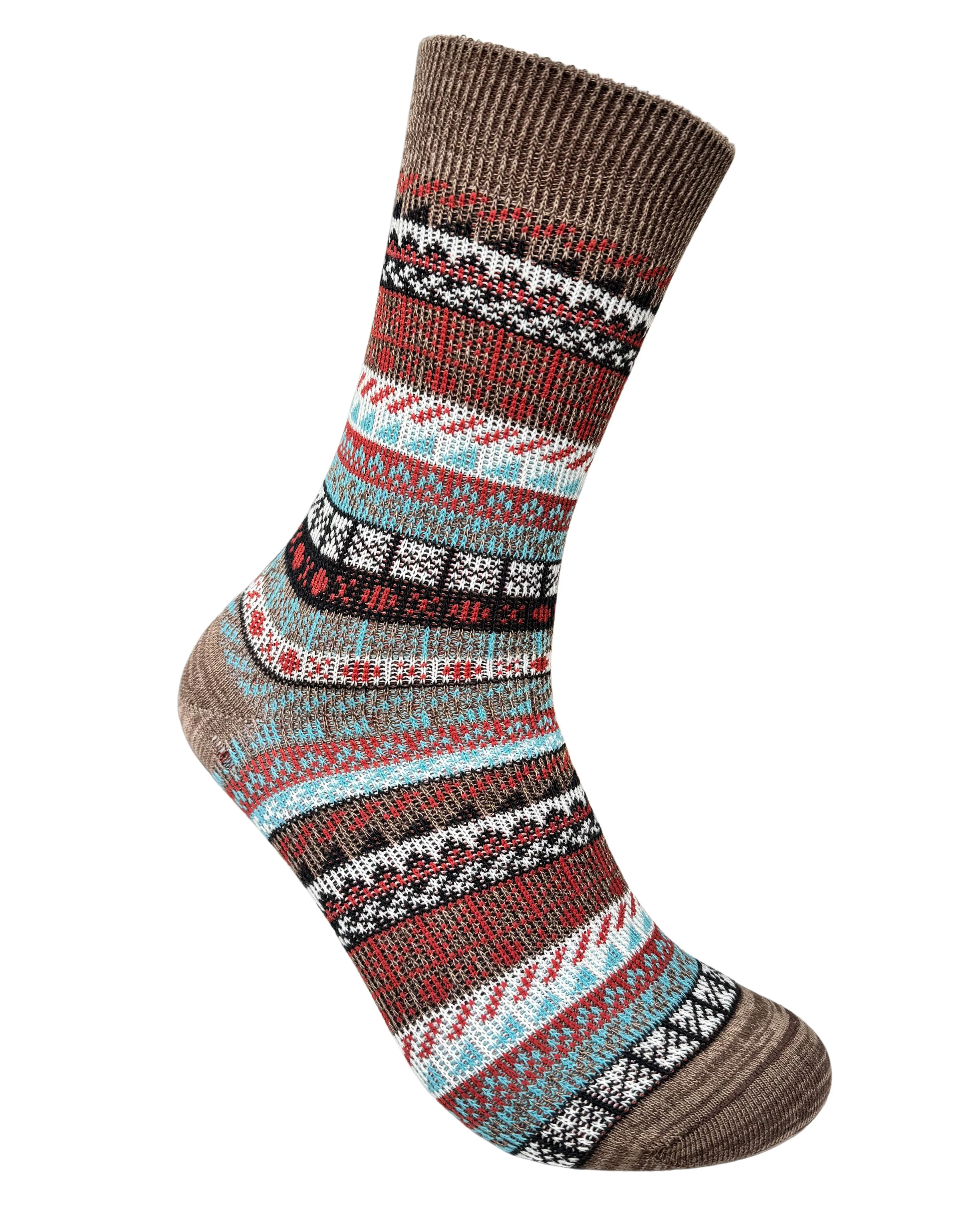 Vagden Jacquard Pattern A Cotton Casual Socks - Medium (CLEARANCE) sold by Great Sox