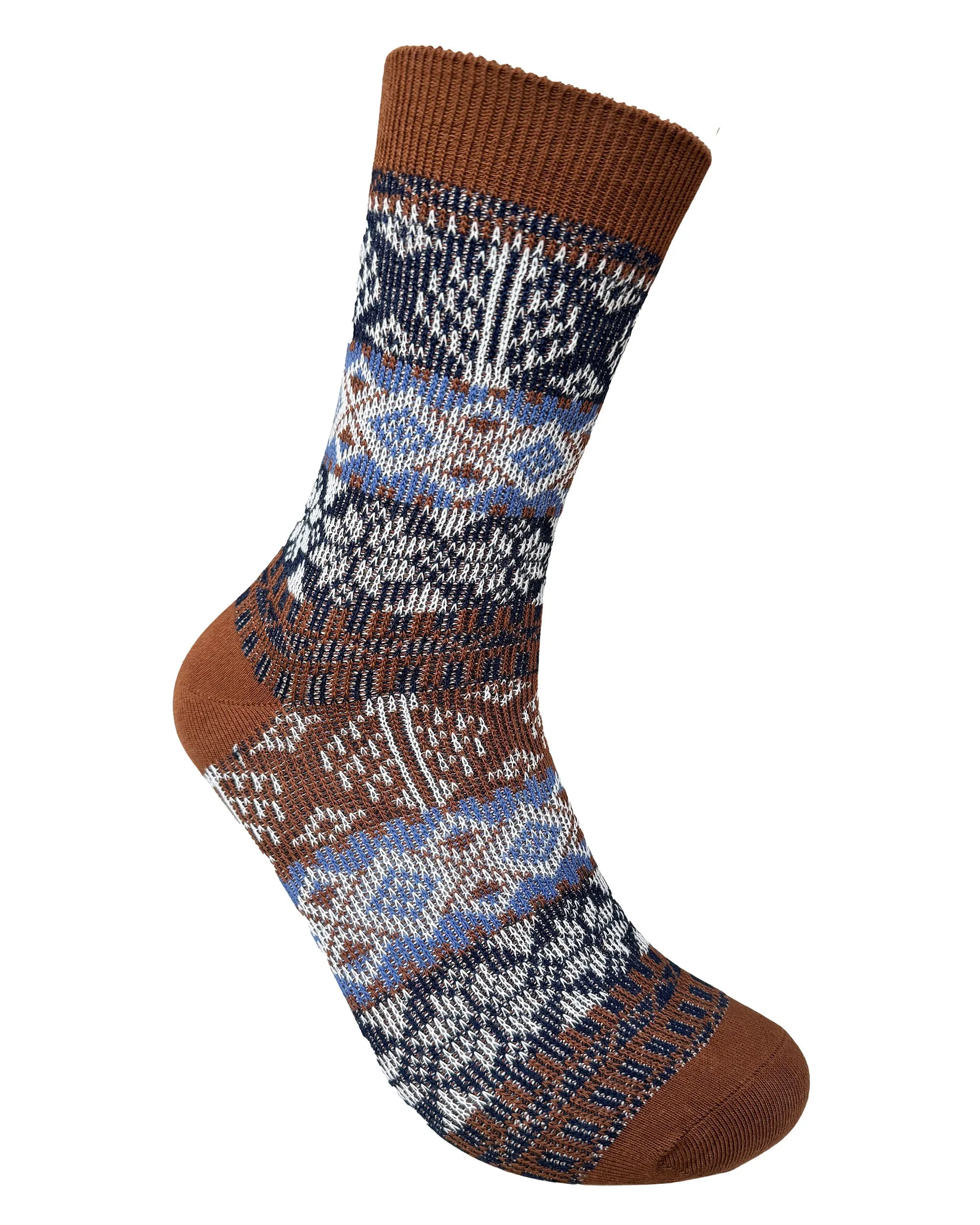Vagden Jacquard Pattern H Cotton Casual Socks - Medium (CLEARANCE) sold by Great Sox product image thumbnail 2